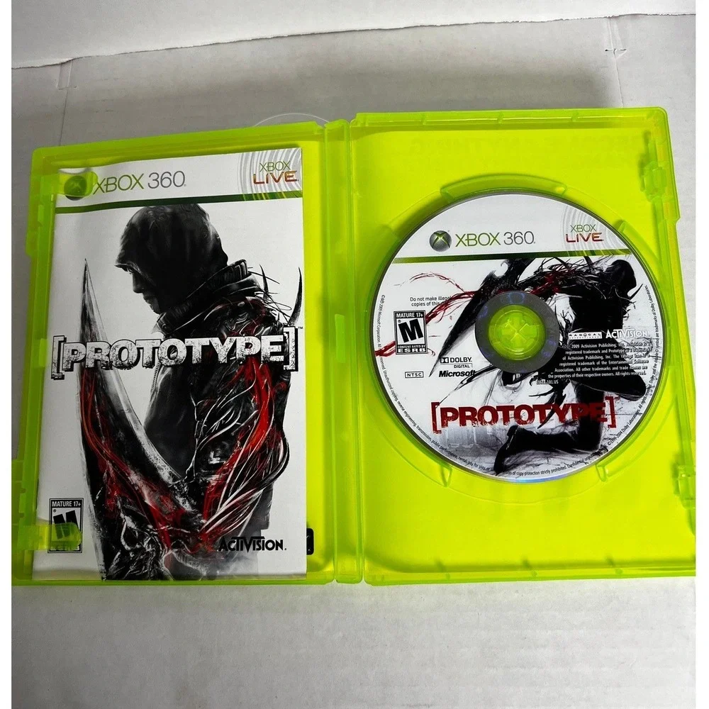 Prototype Xbox 360 Activision 2009 CIB  with Manual Alex Mercer‎ Action